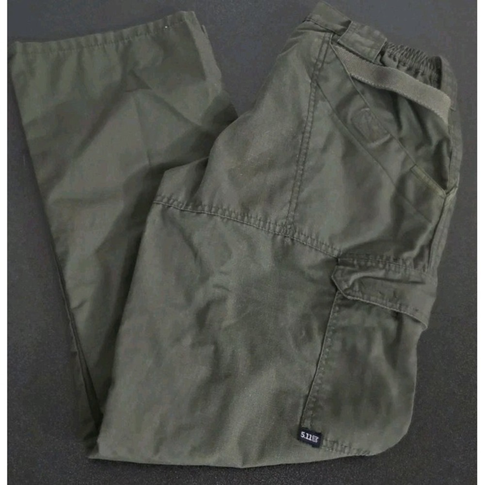 511‎ Tactical Cargo Pants Utility Workwear Conceal Carry Green Rip Stop Grunge 6